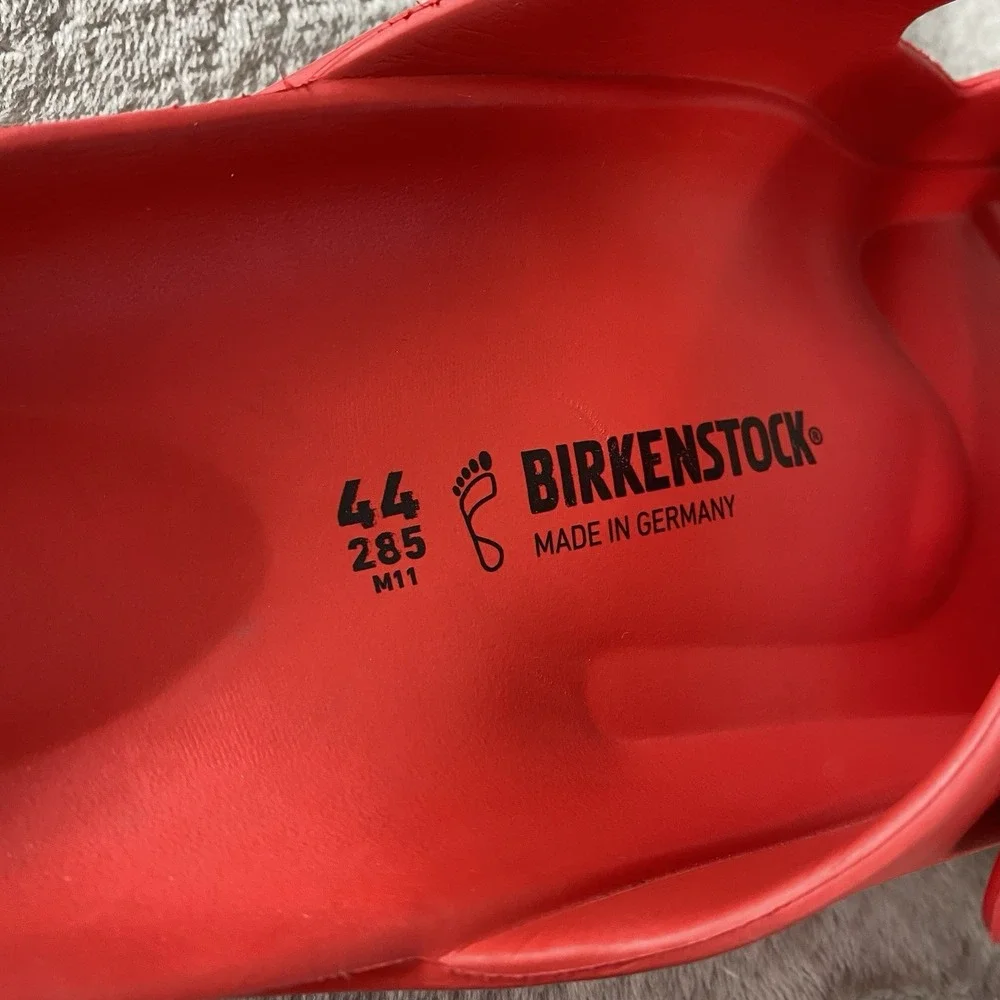 Birkenstock Arizona EVA Sandals Mens US 11 EU 44 Red Slide Water NEW